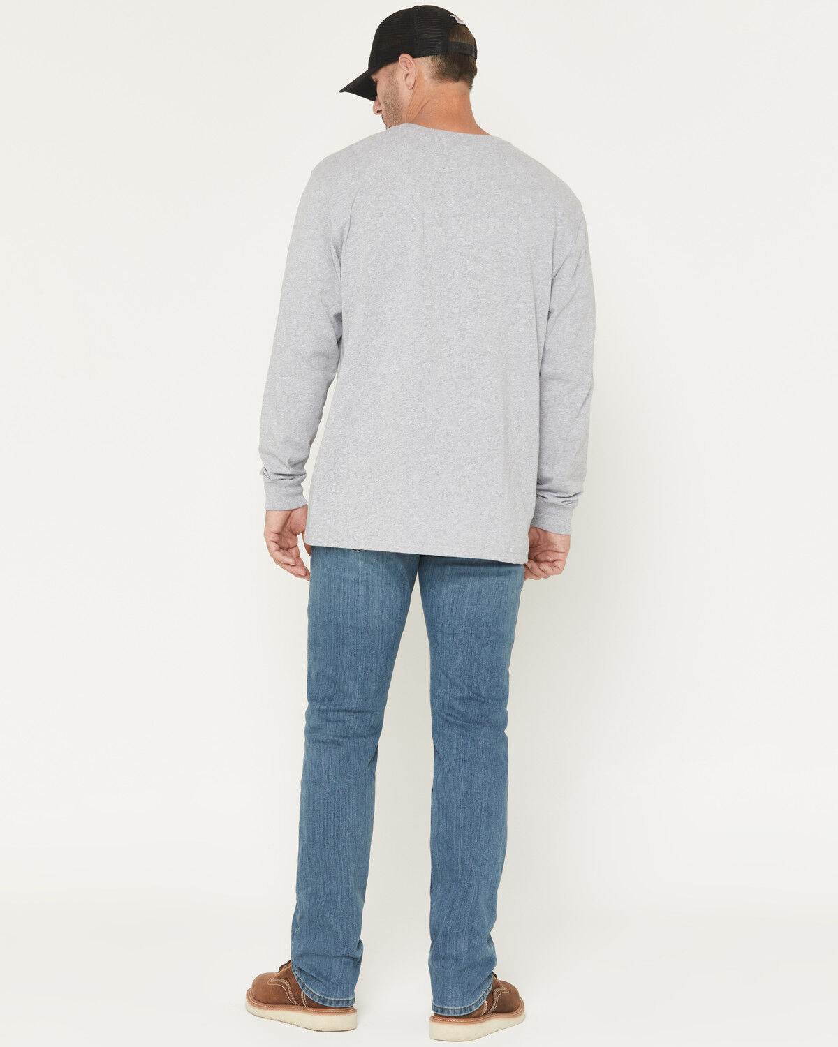 Image #3 - Carhartt Men's Rugged Flex® Relaxed Straight Work Jeans, Blue, hi-res
