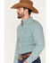 Image #2 - Ariat Men's Berwick Southwestern Print Fitted Button-Down Western Shirt , White, hi-res