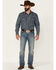 Image #1 - Cody James Core Men's Whistle Medium Wash Stretch Stackable Straight Jeans, , hi-res