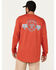 Image #1 - Ariat Men's Rebar Cotton Strong Stacking Dimes Long Sleeve Graphic T-Shirt, Red, hi-res
