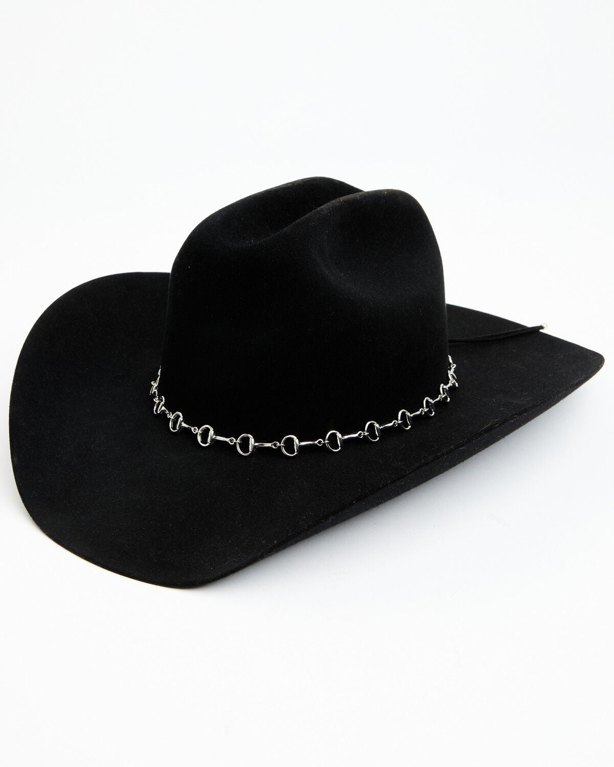 Shyanne Women's Snaffle Bit Hatband, Silver, hi-res