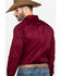 Ariat Men's Burgundy Solid Twill Long Sleeve Western Shirt, Burgundy, hi-res
