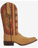 Image #2 - Circle G Women's Straw Embroidery Western Boots - Square Toe, Wheat, hi-res