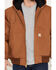 Image #3 - Carhartt Men's Flannel Lined Loose Fit Firm Duck Active Jacket, Brown, hi-res