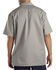 Image #2 - Dickies Men's Solid Short Sleeve Folded Work Shirt, Silver, hi-res