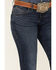 Wrangler Women's Jade Dark Wash Mid Rise Relaxed Bootcut Ultimate Riding Jeans , Dark Wash, hi-res
