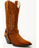 Image #1 - Idyllwind Women's Midnight Rider Suede Western Boots - Snip Toe, Cognac, hi-res