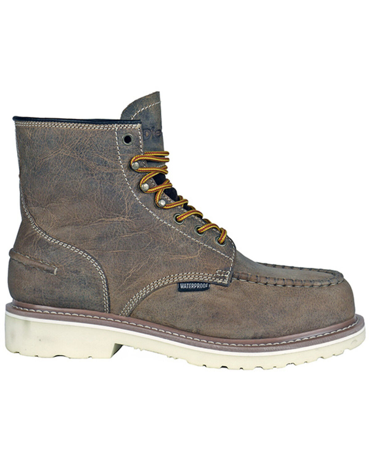 Image #2 - DieHard Men's Monte Distressed Moc Work Boots - Soft Toe, , hi-res