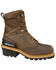 Carhartt 8" Crazy Horse Brown Waterproof Insulated Logger Boot - Composite Toe, Crazyhorse, hi-res