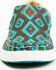 Image #4 - Twisted X Women's Southwestern Pattern Casual Kicks Slip-On Shoes - Moc Toe, Chocolate/turquoise, hi-res
