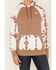 Image #2 - Hooey Women's Boot Barn Exclusive Southwestern Print Contrast Hoodie, Cream, hi-res