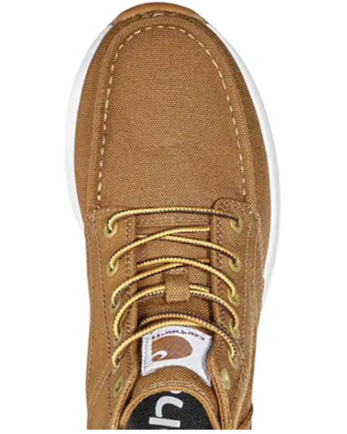 Image #6 - Carhartt Men's Haslett Canvas Moc Chukka Boots - Soft Toe, Brown, hi-res