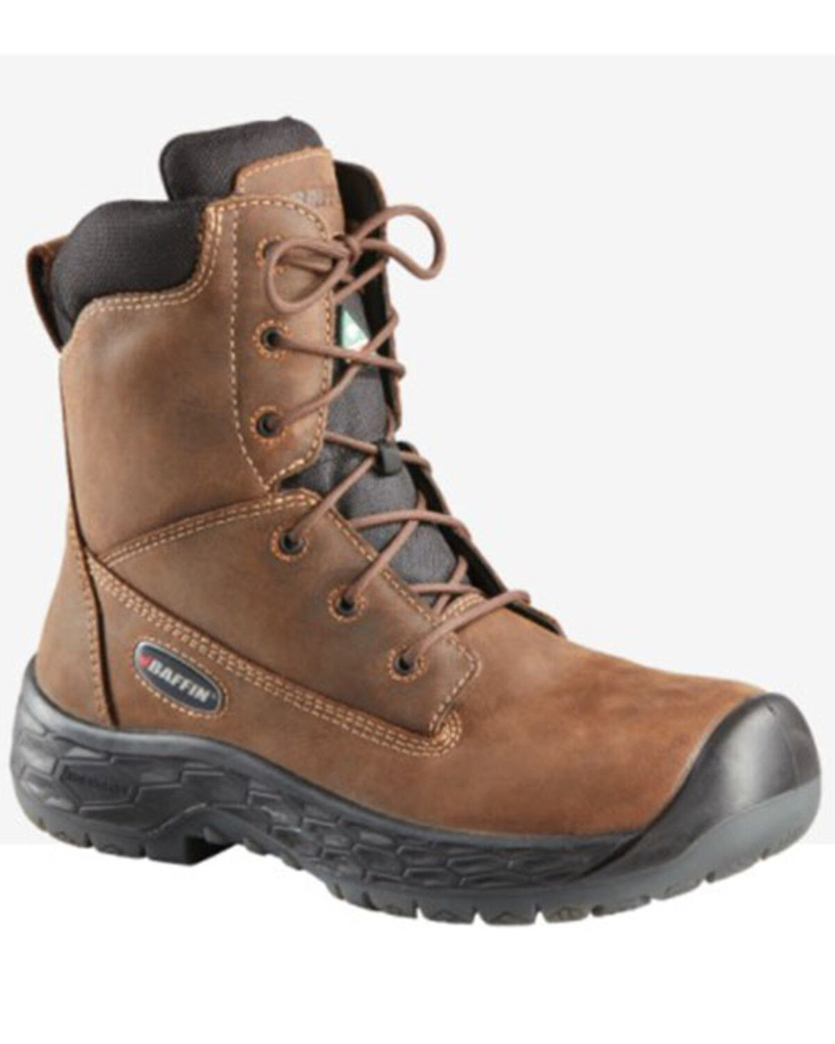 Image #1 - Baffin Men's Barton Waterproof Work Boots - Composite Toe, Brown, hi-res