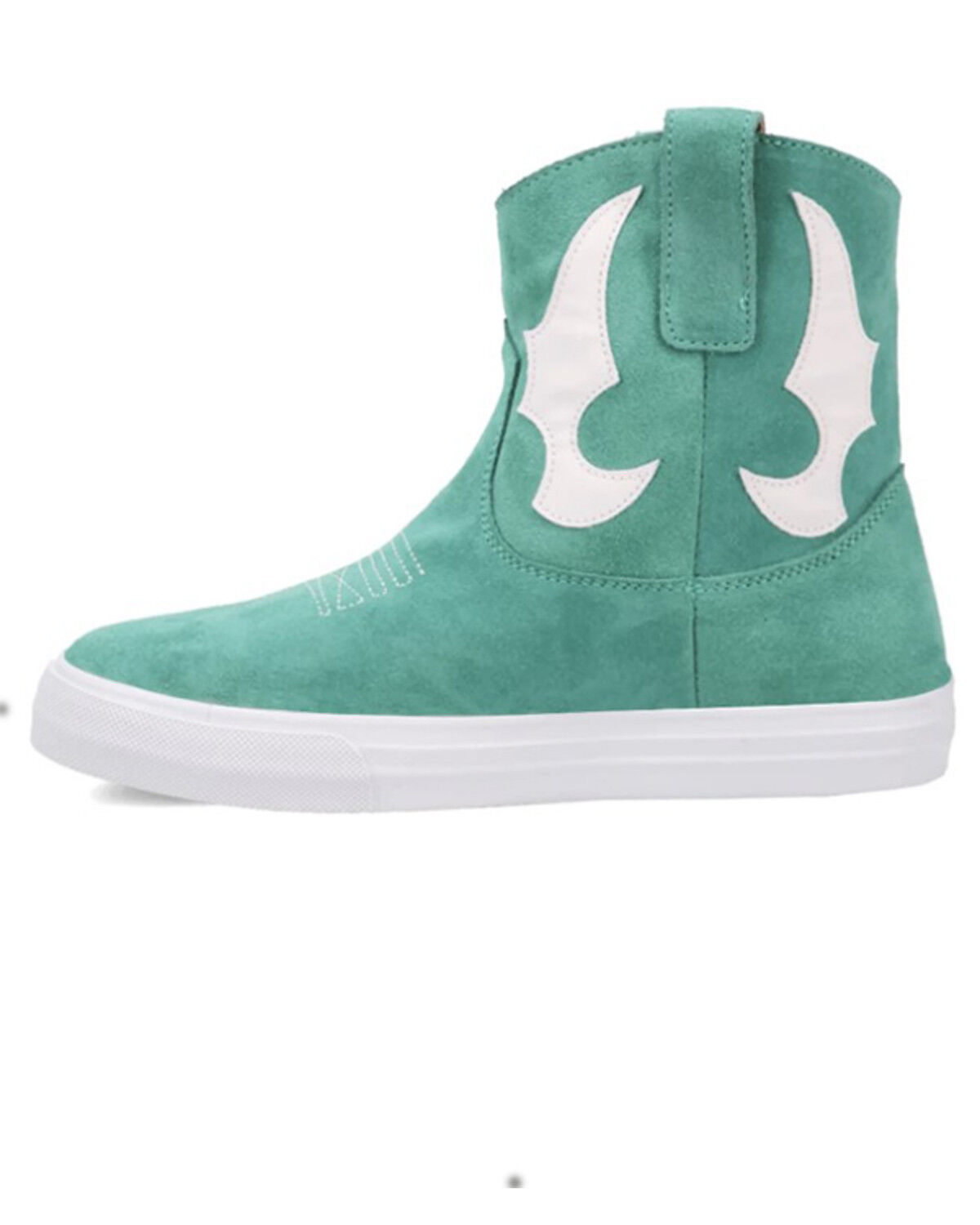 Image #3 - Dingo Women's Ollie Suede Casual Boots - Round Toe, Green, hi-res
