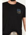Image #3 - Cody James Men's Vintage Shield Short Sleeve Graphic T-Shirt, Black, hi-res
