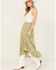 Image #1 - Ariat Women's Osage Bandana Print Midi Skirt , Sage, hi-res