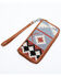 Shyanne Women's Odessa Serape Wallet, Lt Brown, hi-res