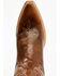 Dan Post Women's Rope Dream Western Boots - Snip Toe, Dark Brown, hi-res