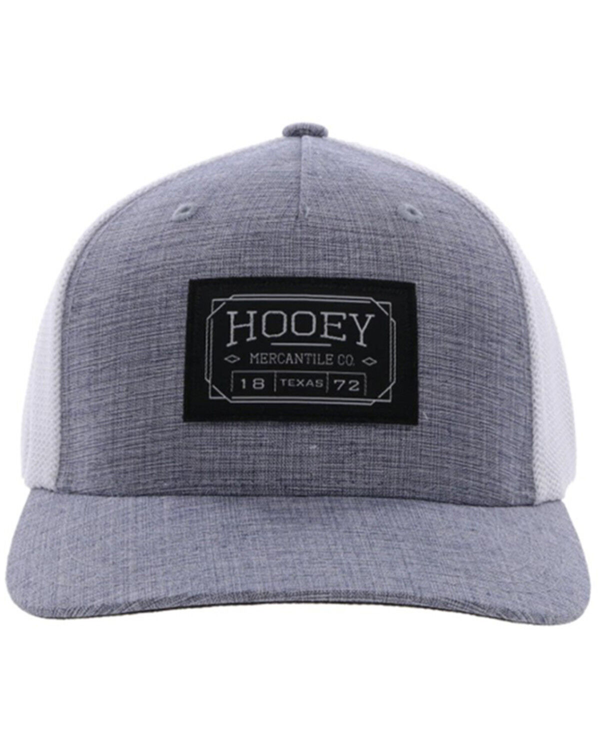 Image #3 - Hooey Men's Doc Logo Patch FlexFit Trucker Cap, Blue, hi-res
