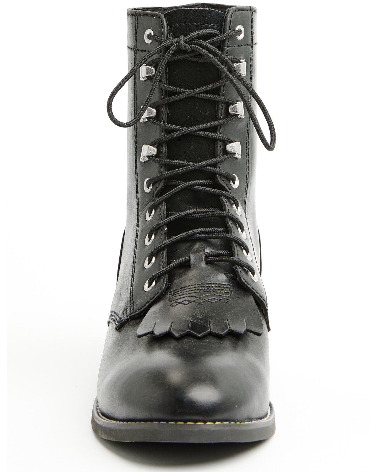 Image #4 - Cody James Men's 8" Highland Lace-Up Boots - Round Toe, Black, hi-res