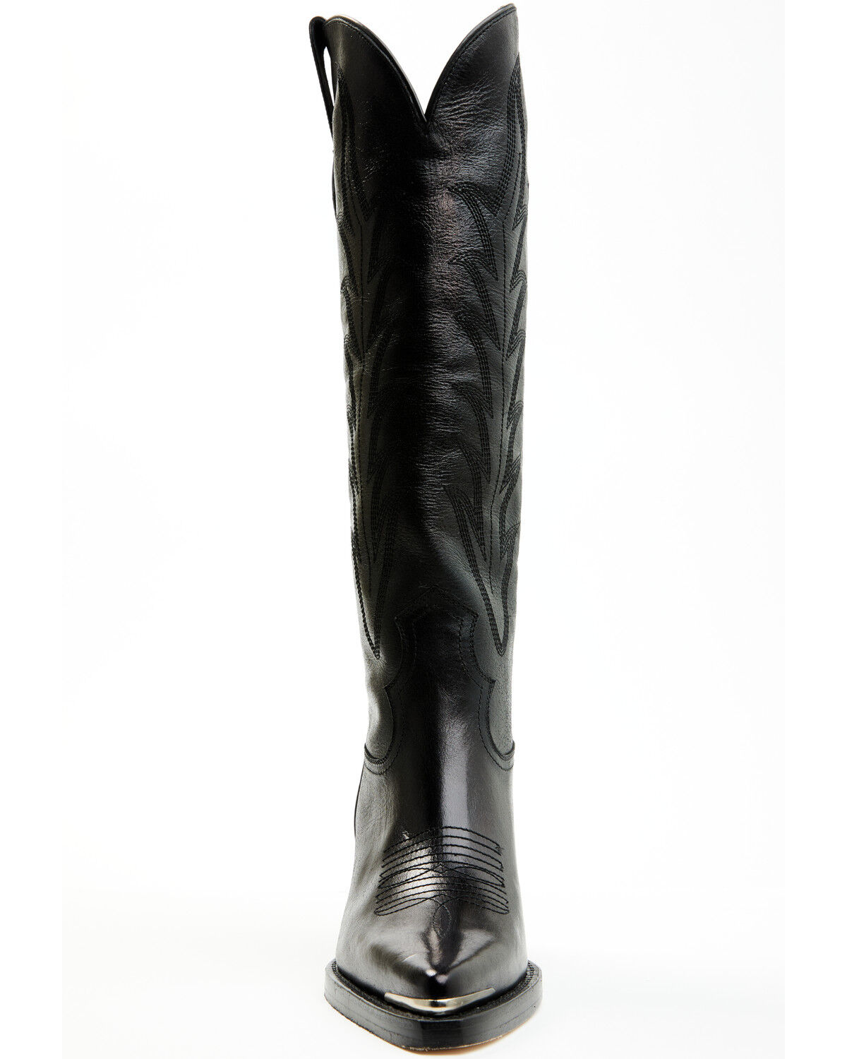 Image #4 - Wonderwest Women's Estilo Tall Western Boots - Snip Toe, Black, hi-res