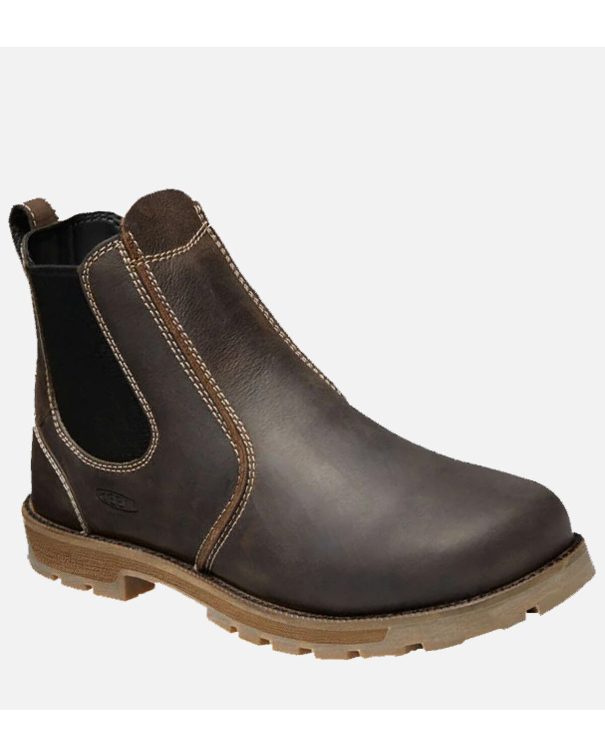 Image #1 - Keen Men's Seattle Romeo Work Boots - Soft Toe, Grey, hi-res