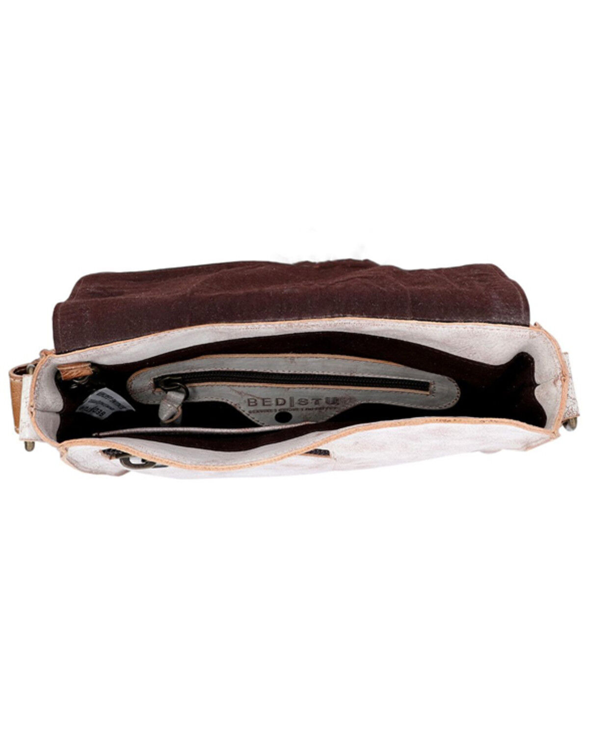 Image #4 - Bed Stu Women's Venice Beach Nectar Lux Rustic Crossbody Bag, Tan, hi-res