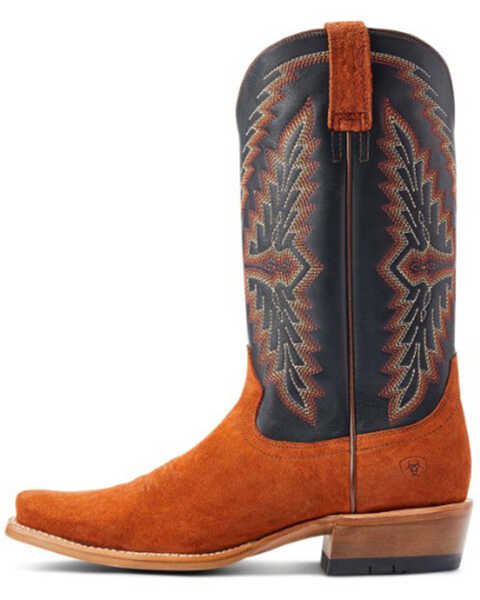 Image #2 - Ariat Men's Futurity Showman Roughout Western Boots - Square Toe, Brown, hi-res