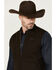 Cinch Men's Wool Canvas Reversible Zip-Front Vest , Brown, hi-res
