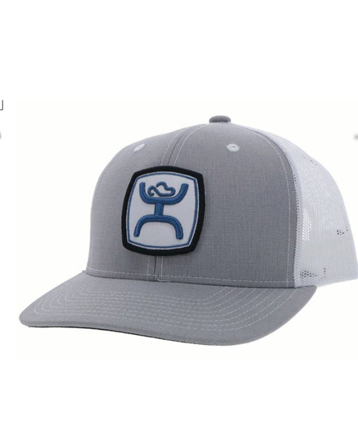 Hooey Men's Xenith Trucker Cap, Grey, hi-res