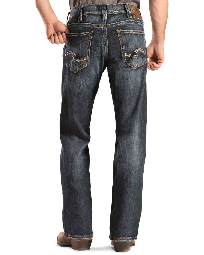 Silver Men s Zac Dark Wash  Jeans  Relaxed Fit Sheplers