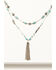 Image #1 - Shyanne Women's Prism Skies Rose Quartz & Turquoise Layered Necklace, Silver, hi-res