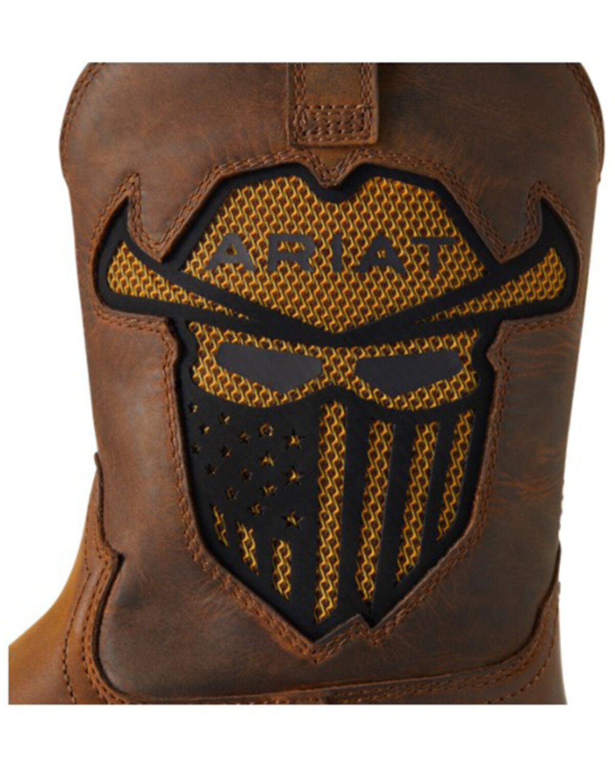 Image #6 - Ariat Men's Rebar Flex Western VentTEK Incognito Work Boots - Broad Square Toe, Brown, hi-res