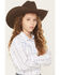 Image #2 - Ariat Boys' Grace Floral Striped Print Long Sleeve Snap Western Shirt, White, hi-res