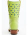 Image #5 - Planet Cowboy Women's Pee-Wee Ah Limon Leather Western Boot - Snip Toe, Green, hi-res