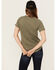 Image #4 - Carhartt Women's Force Relaxed Fit Midweight Short Sleeve Pocket Tee , Olive, hi-res