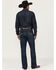 Image #3 - Wrangler 20X Men's Stirrup Dark Wash Slim Bootcut Stretch Denim Jeans - Tall, Dark Wash, hi-res