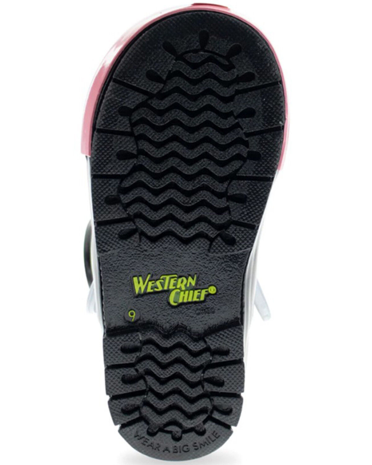 Image #7 - Western Chief Girls' Colbie Cow Rain Boots, Black, hi-res