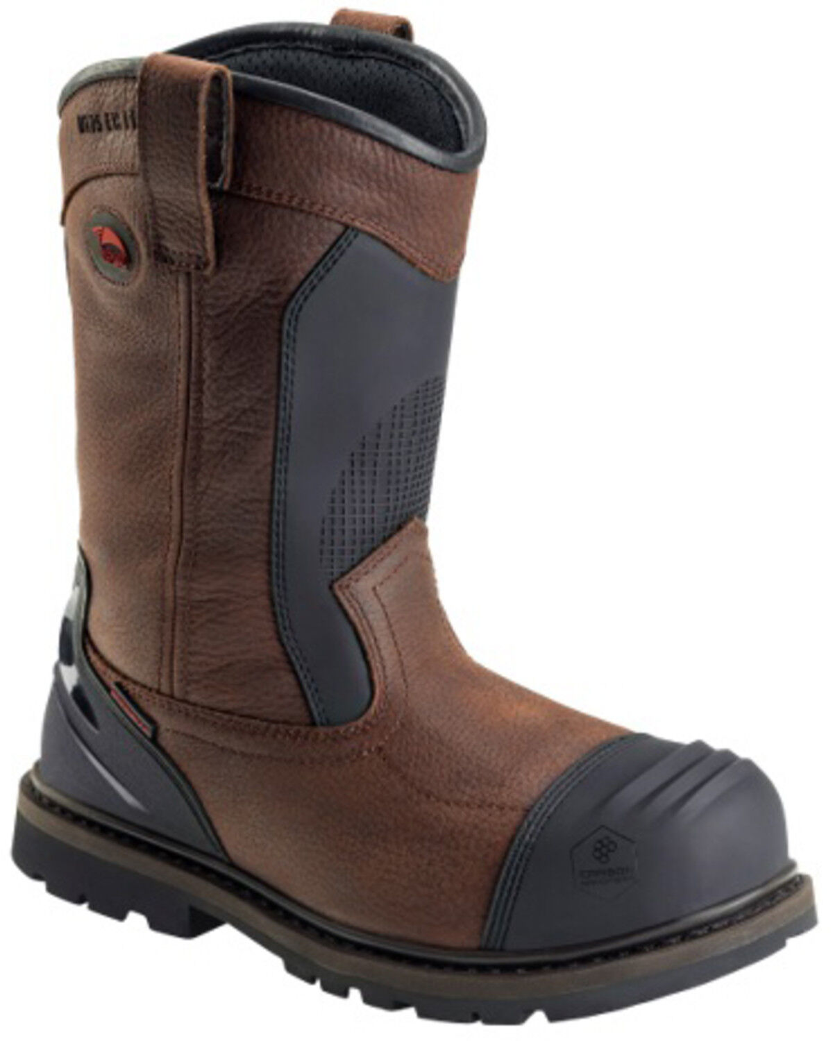 Image #1 - Avenger Men's Hammer Met Guard Western Work Boots - Carbon Safety Toe, Brown, hi-res