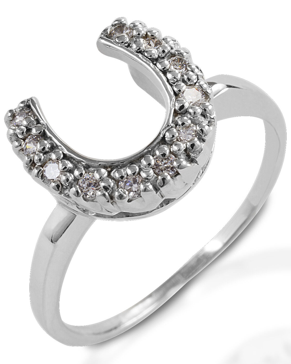 Image #1 - Kelly Herd Women's Horseshoe Ring, Silver, hi-res