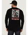 Moonshine Spirit Men's Familia Skulls Graphic T-Shirt , Brown, hi-res