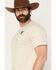Image #2 - Cody James Men's Bull Skull Embroidered Short Sleeve Graphic T-Shirt, Tan, hi-res