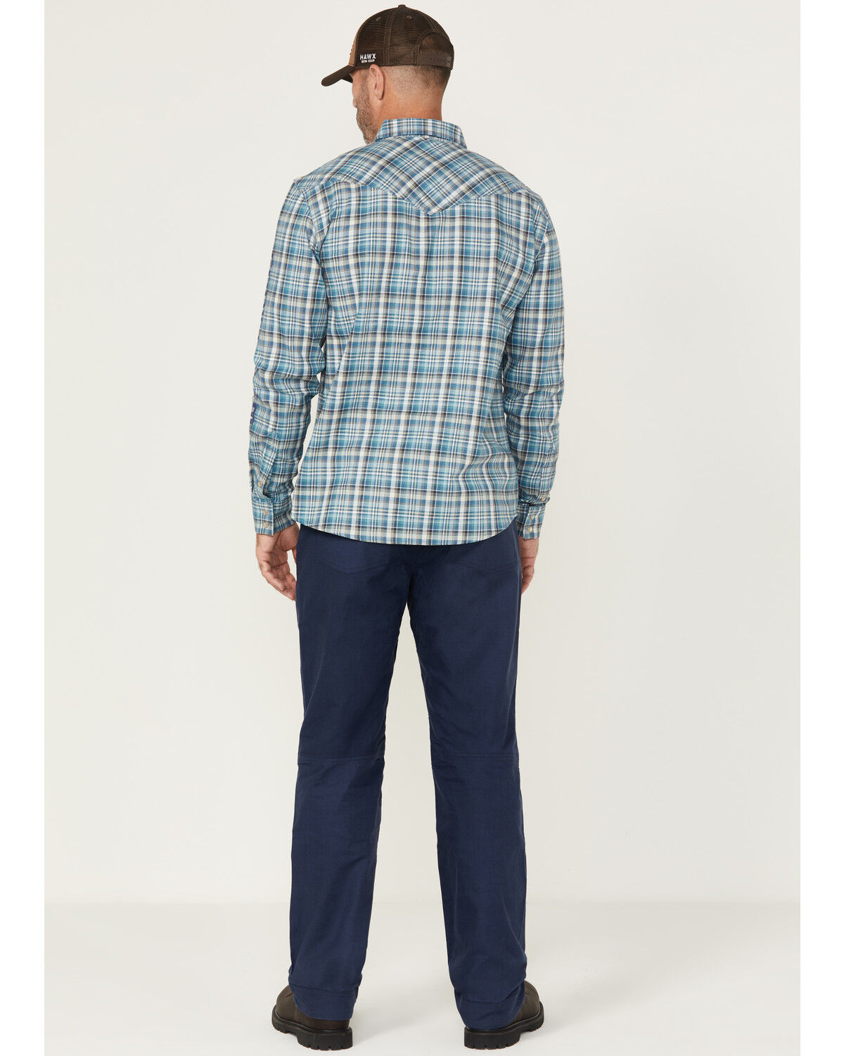 Image #3 - Hawx Men's FR Baraga Lined Twill Straight Ripstop Pants, Navy, hi-res
