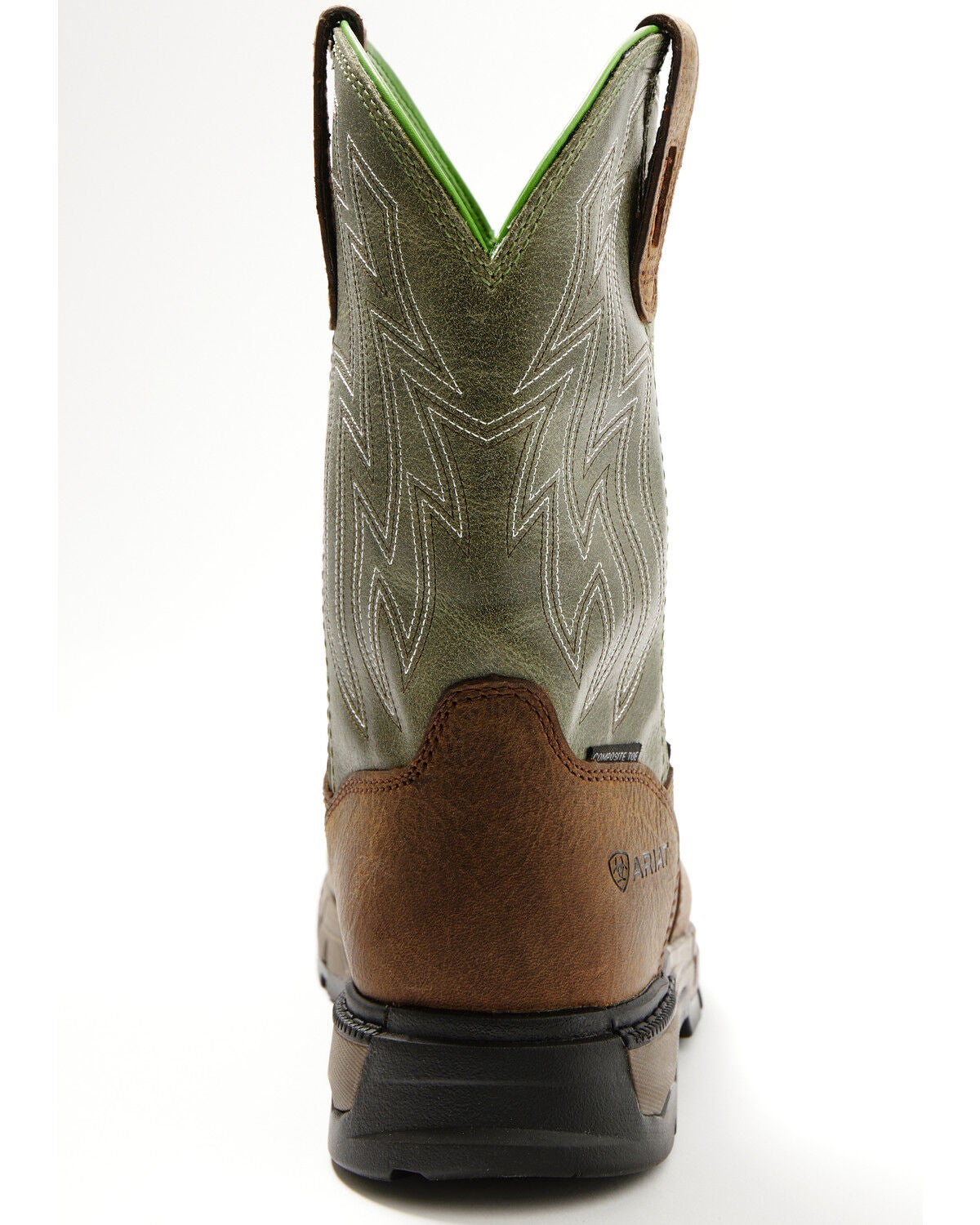 Image #5 - Ariat Men's Rebar Flex H2O Western Work Boots - Composite Toe, Chocolate, hi-res