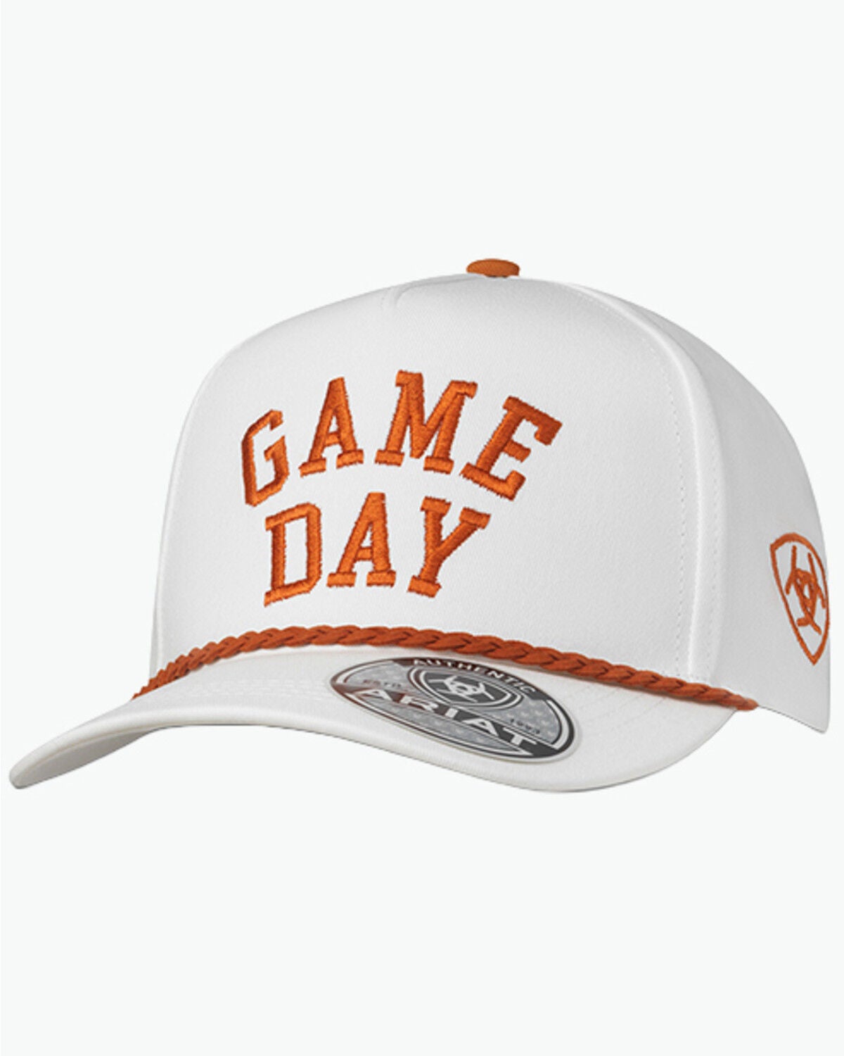 Image #1 - Ariat Men's Game Day Ball Cap, White, hi-res