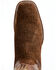 Dan Post Men's Hippo Print Western Performance Boots - Broad Square Toe, Brown, hi-res