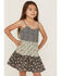 Image #1 - Hayden Girls' Floral Swing Tiered Dress, , hi-res