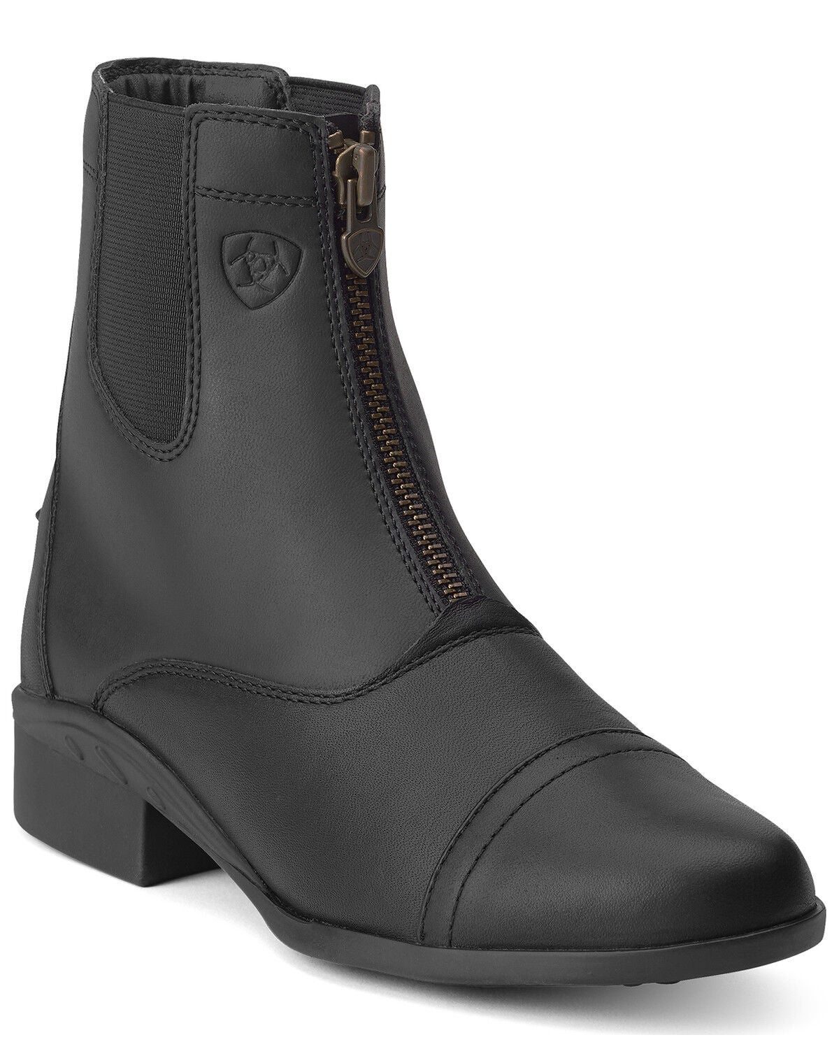 Ariat Women's Scout Paddock English Riding Zip Boots - Round Toe, Black, hi-res
