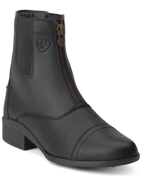 Image #1 - Ariat Women's Scout Paddock Zip Boots, Black, hi-res