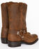 Image #5 - Brothers and Sons Men's Pull On Motorcycle Boots - Square Toe, Brown, hi-res